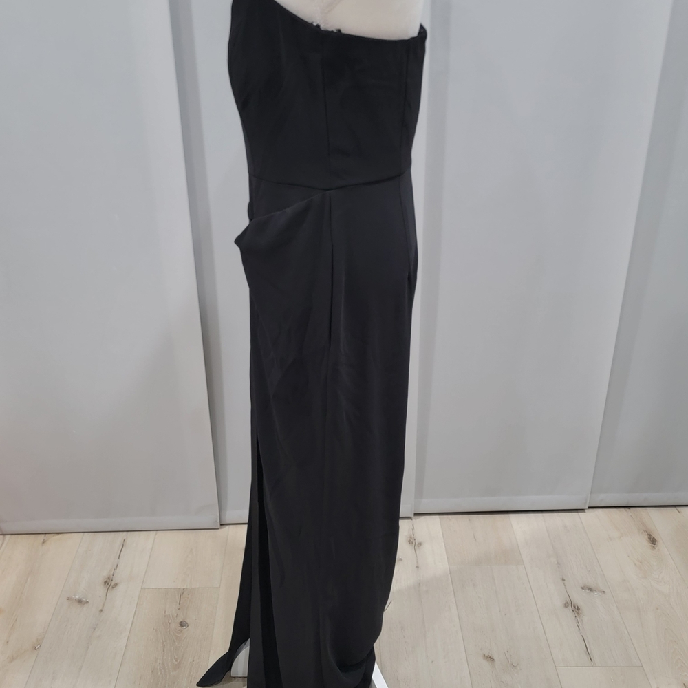 Joseph Ribkoff Signature Label Strapless Black Jumpsuit - Picture 5 of 8